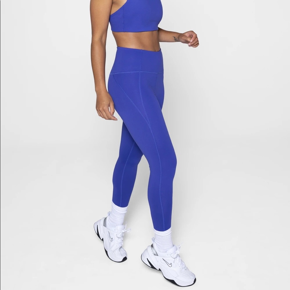 Girlfriend Collective Electric Blue Yoga Pants S
